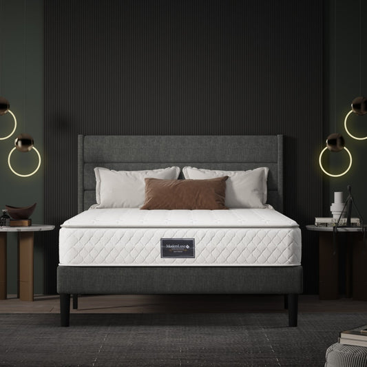 7-Zones Pocketvering Matras – Spring Matras – Koudschuim Matras – Stevige Matras – 160x200 cm – H3 Hardheid – 25 cm Hoog – Microvezel Hoes