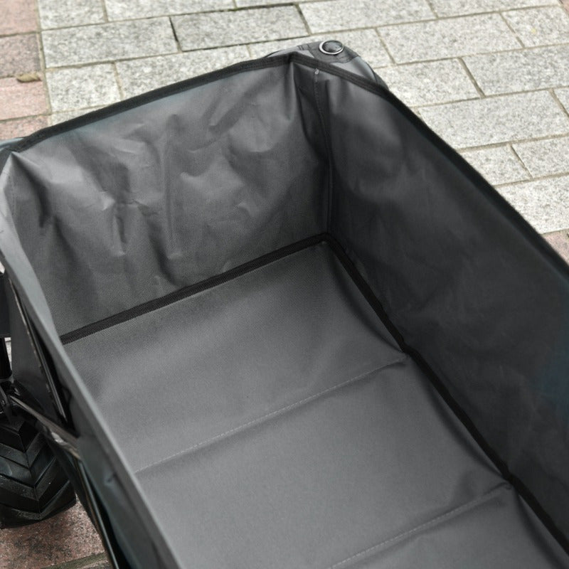 Opvouwbare Transportwagen – Vouwwagen – Bolderkar – Trolley – Transportkar – Metalen Frame – 360° Draaibare All-Terrain Wielen