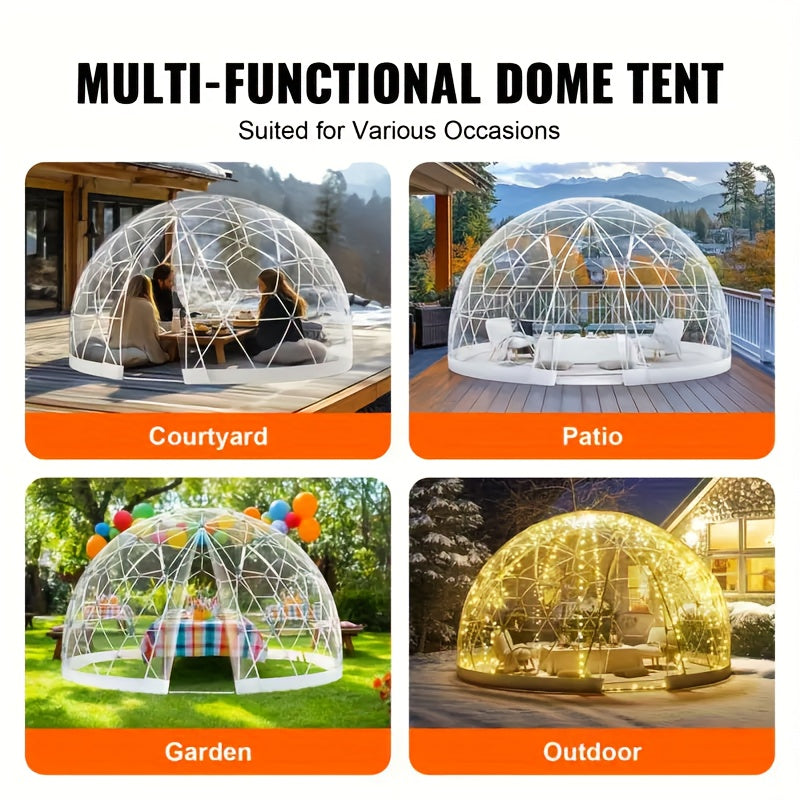 Tuinkas – Broeikas – Kweekkas – Foliekas – Serre – Transparant PVC – 10 m² – Geschikt voor 4-8 Personen