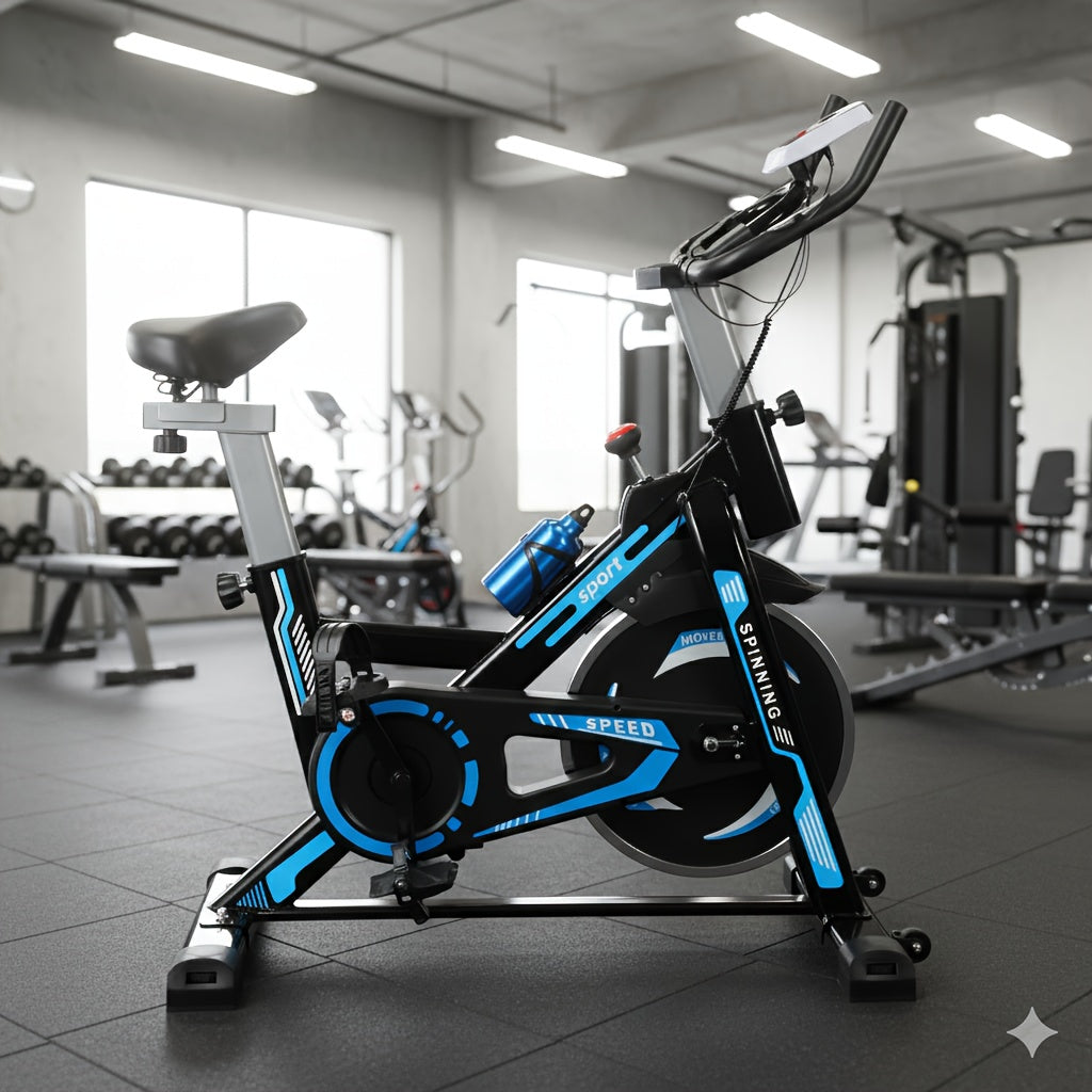 Indoor Cycling Bike – Hometrainer – Fitnessfiets – Exercise Bike – Stationary Bike – Compact Design – Stille Frictieweerstand