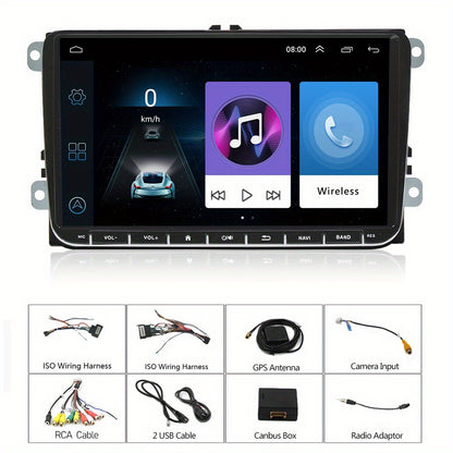 9-Inch Android 13 Autoradio – Multimediaspeler – Touchscreen Radio – Navigatiesysteem – DAB+ Autostereo – Achteruitrijcamera Inclusief – Wifi & Bluetooth Verbinding