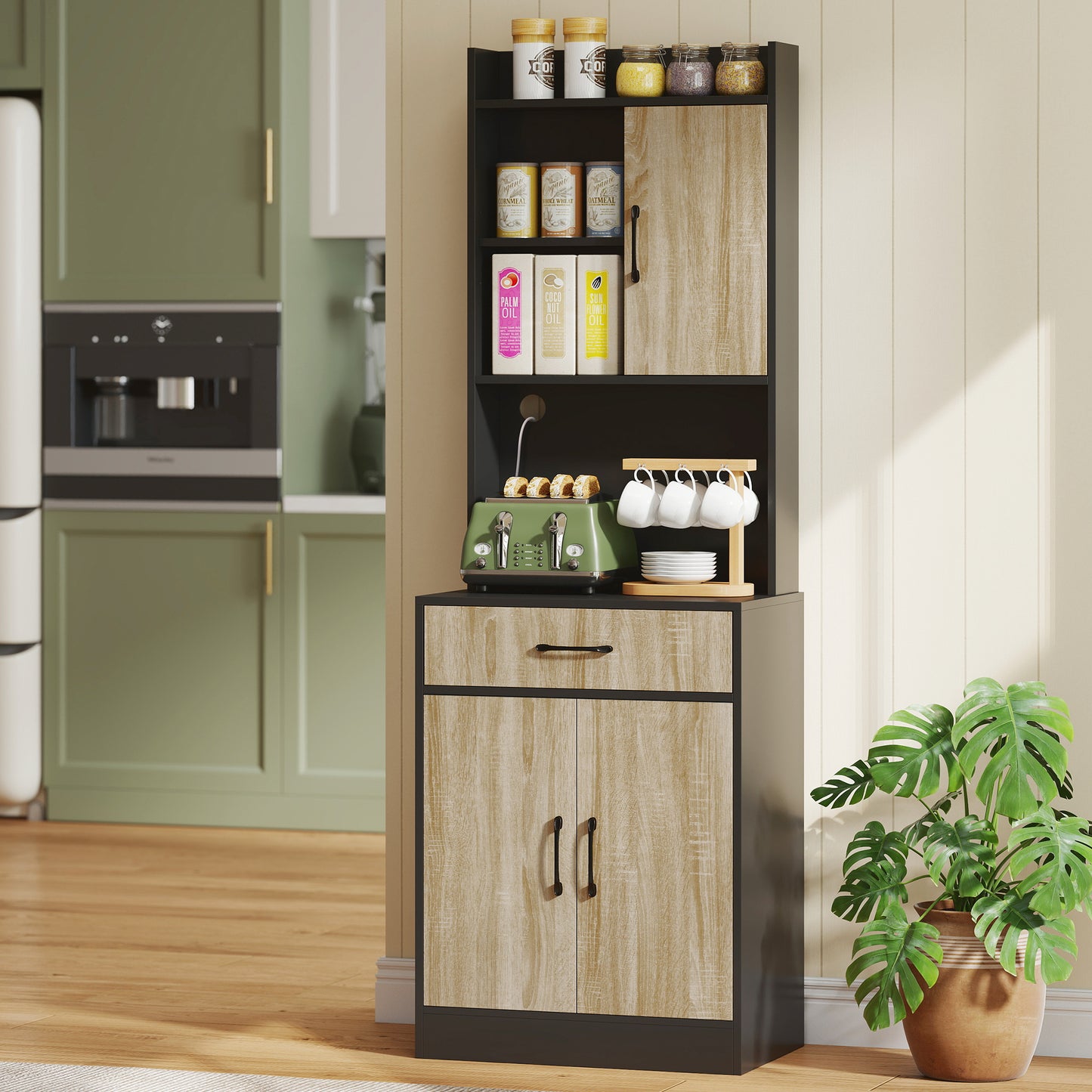 Buitenpizzaoven – Draagbare Pizzaoven – Houtoven – Tuinoven – Pizza Barbecue – Roestvrij Stalen Behuizing – Inklapbare Poten met Pizzasteen