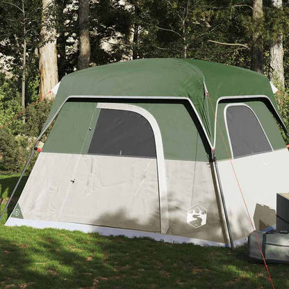 Tent – Kampeertent – Familietent – Koepeltent – Outdoor Tent – Ruim Voor 4 Personen – Stevig Waterdicht PVC – Trekkoordsluiting Groen