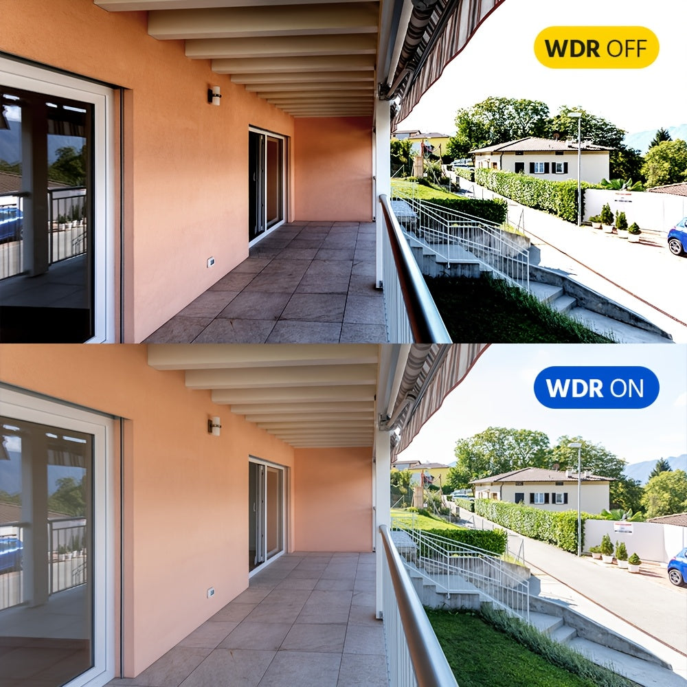Beveiligingscamera – Bewakingscamera – Buitencamera – IP Camera – Draadloze Camera – 12MP Full HD – PoE Aansluiting met Bewegingsdetectie en Tweerichtingsaudio