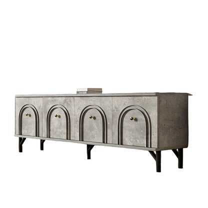 tv meubel – tv kast – tv dressoir – tv meubelen – tv meubel woonkamer – modern minimalistisch – 4 lades – stevig ontwerp – grijs