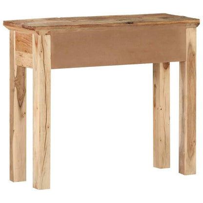 Sidetable – Consoletafel – Wandtafel – Haltafel – Bijzettafel – Acaciahout & Massief Hout – Smal Ontwerp 90,5x30x75 cm