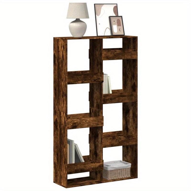 Bookcase Smoked Oak 100X33X175 Cm Wood Material