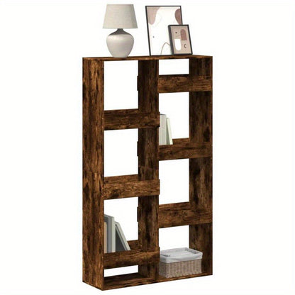 Bookcase Smoked Oak 100X33X175 Cm Wood Material