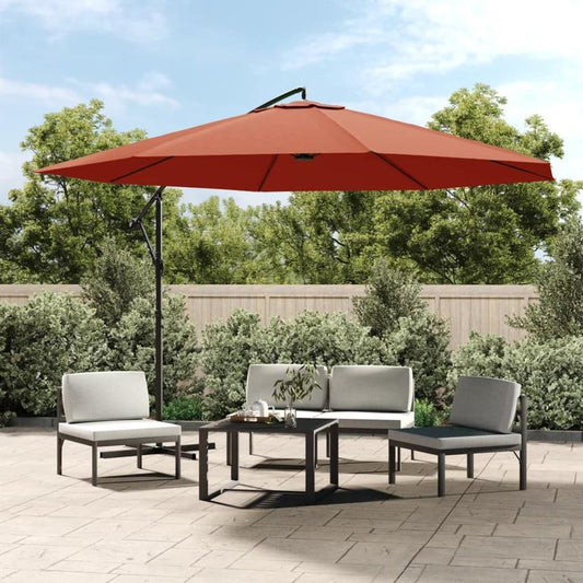 Parasol – Tuinparasol – Buitenscherm – Zonnescherm – Ronde Parasol – 350 Cm Diameter – Weerbestendig Polyester