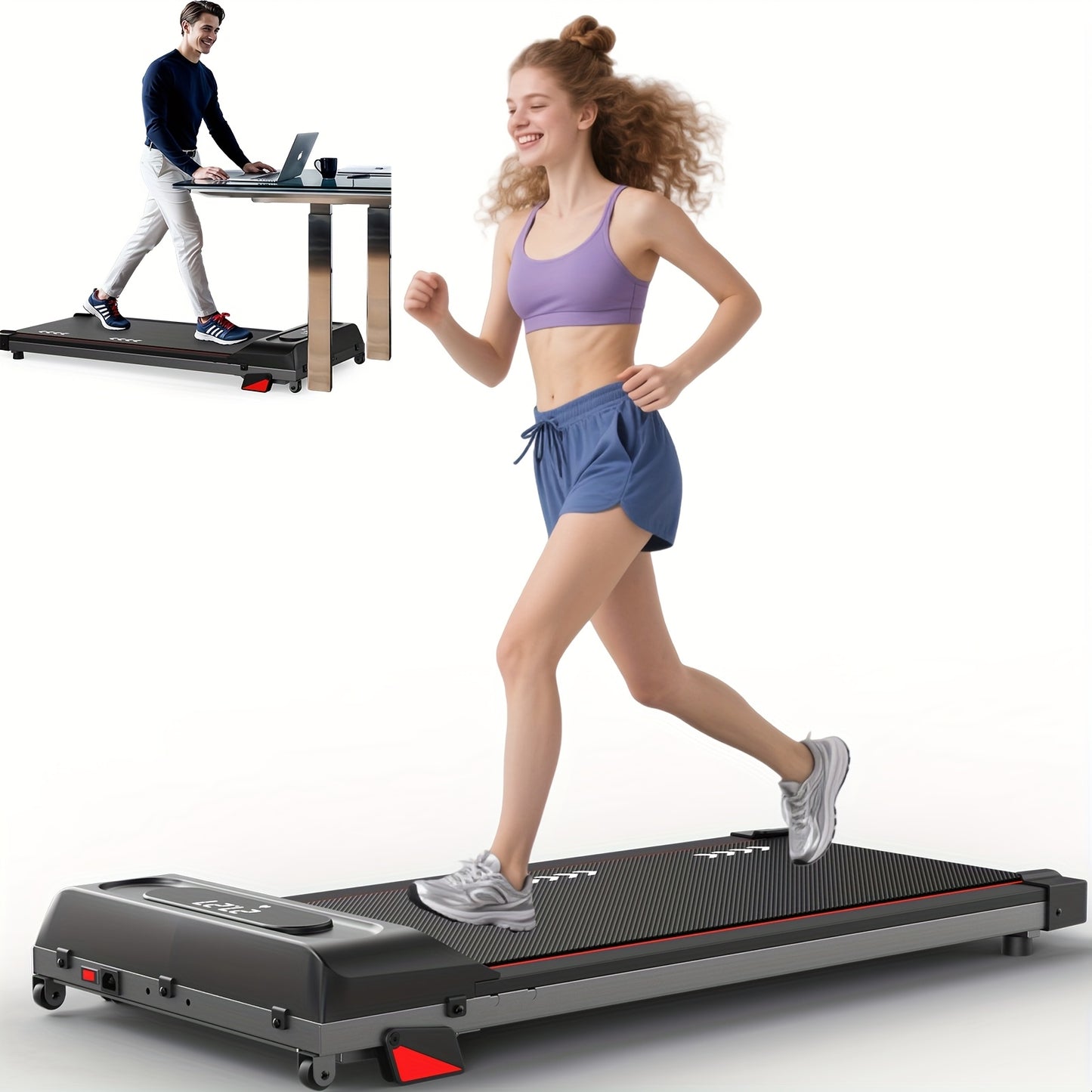 Loopband – Wandelloper – Fitnessband – Thuisfitness – Walking Pad – Incline 4% – 2.25 PK Motor – Max 100kg Belastbaar