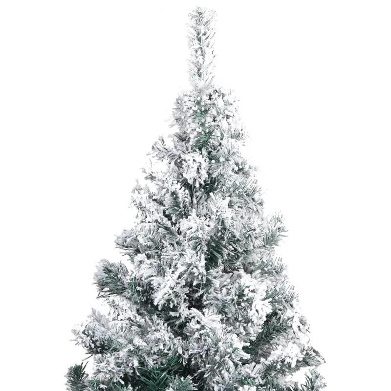 Kunstkerstboom – Nepkerstboom – Kerstboom – Sneeuwboom – Kunstboom – 300 cm Hoog – PVC Takken Met Witte Sneeuwlaag – Stevige Metalen Stam – Gebruiksklaar Zonder Montage