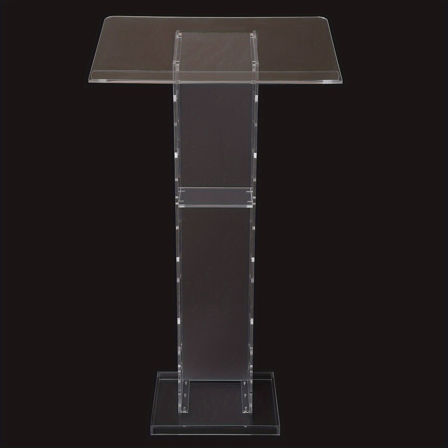 Spreekgestoelte – Lessenaar – Podium – Katheder – Presentatiemeubel – Transparant Acryl – 60x40 cm – Stevig & Schokvrij