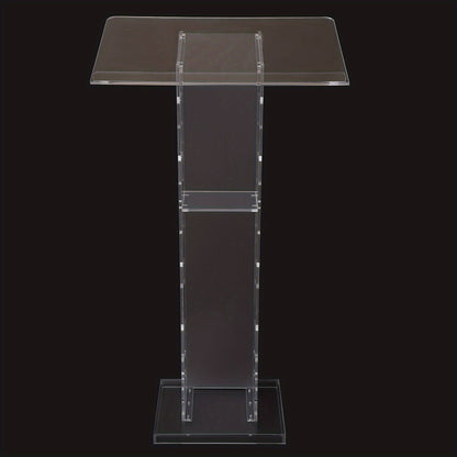 Spreekgestoelte – Lessenaar – Podium – Katheder – Presentatiemeubel – Transparant Acryl – 60x40 cm – Stevig & Schokvrij