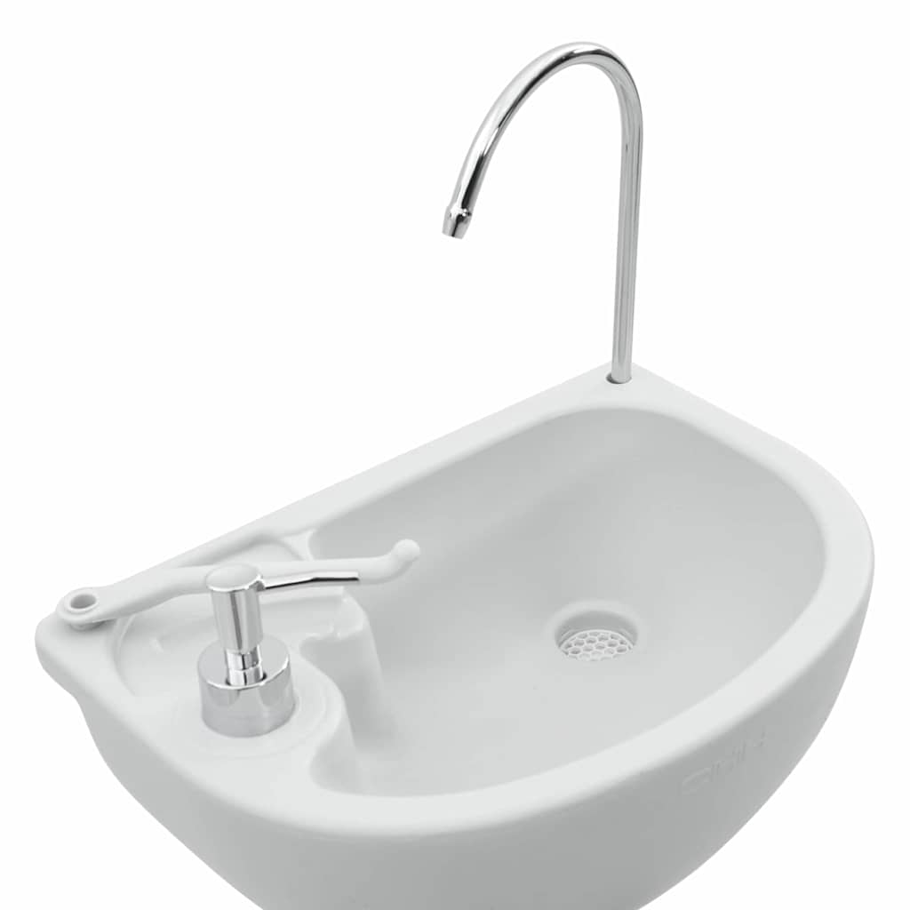 Campingtoilet – Mobiel Toilet – Draagbaar Toilet – Toiletemmer – Camping WC – Inclusief Handwasstation – Compact & Lichtgewicht – Duurzame Waterbestendige Kunststof