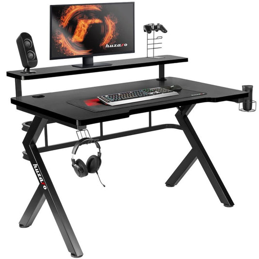 Huzar Hero 5.0 Black Gaming Desk