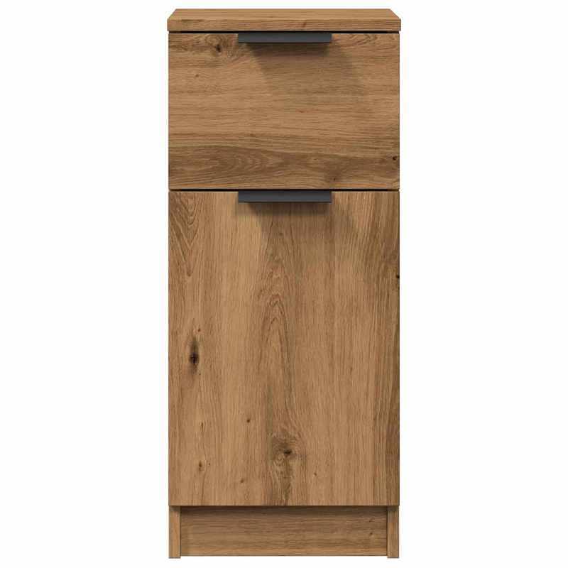 Sideboards 2 st 30x30x70cm edited wood artisanal oakkleur Removable storage practical