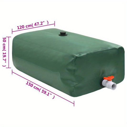 Opvouwbare Watertank – Watercontainer – Waterzak – Vouwbare Watertank – Outdoor Watertank – 1000 Liter – Duurzaam PVC