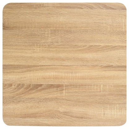 Bistrotically light brown 60x60cm MDF This bistro-style table is stylish and will be the focal point of your decor. It can also be used as a dining table. Practical and durable, it cleans easily with a damp cloth.,  Contempor