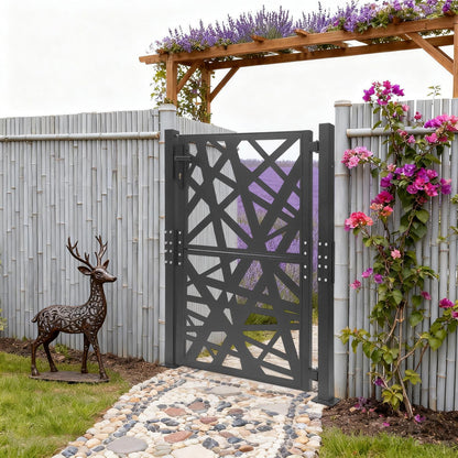 Garden Gate, Outdoor Garden Entrance Gate, Garden Metal Gate