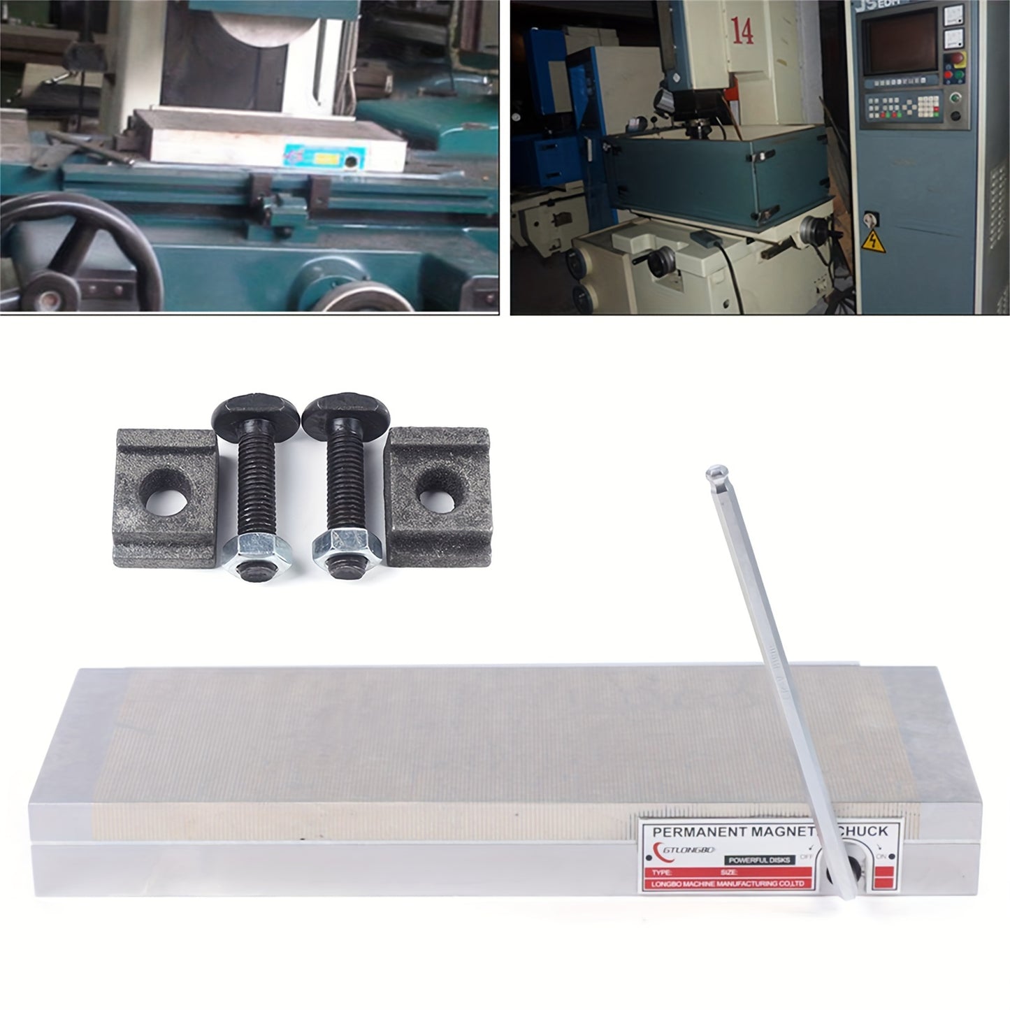 Magnetische Werkbank – Magnetische Werktafel – Magnetische Zaagtafel – Magnetische Draaiplaat – Magnetische Opspanplaat – Permanent Magnetisch – 150 x 400 mm – Hoogwaardig Messing