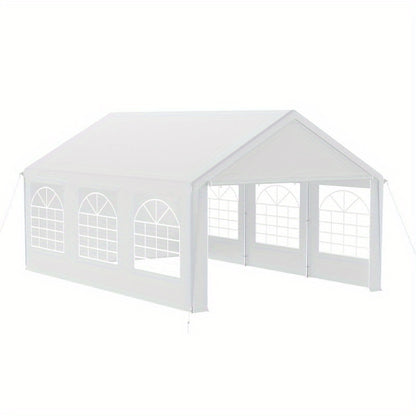 Feesttent – Partytent – Tuinpaviljoen – Paviljoen – Tuintent – Met Afneembare Zijwanden – Waterdicht – 4x6 Meter – Stevig Frame – Zonwerend