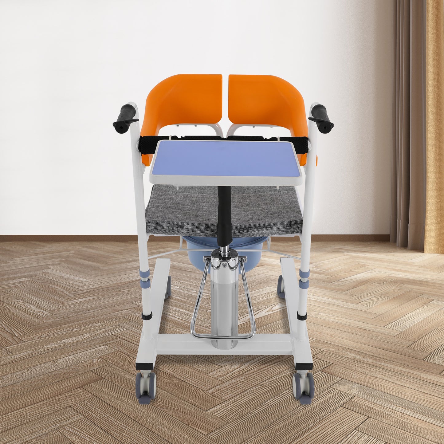 Verzorgingsstoel – Schommelstoel – Relaxfauteuil – Fauteuil – Lounge Stoel – Metalen Flesopener Oranje – Duurzaam Metalen Materiaal – Compact & Ergonomisch