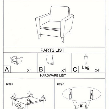 Fauteuil – Zetel – Stoel – Loungefauteuil – Armstoel – Ergonomisch Ontwerp – Massief Houten Frame