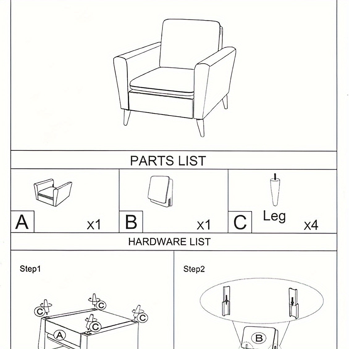 Fauteuil – Accentstoel – Relaxstoel – Zithoekstoel – Loungefauteuil – Ergonomisch Design – Massief Houten Frame