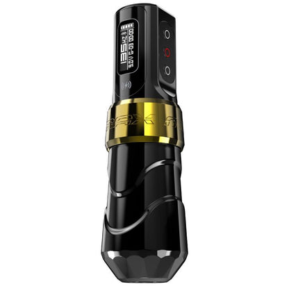 Flux Max - Tattoo Machine - Tattoo pen - Tattoo Set - Complete set voor beginners & gevorderden - Tattoo Machine Pen - 12V - Slag 4mm - 2400mAh - Gouden - QUORE