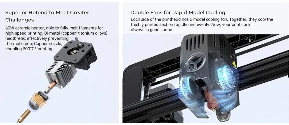 3D-printer – 3D Printer – 3D Printerset – 3D Printapparaat – 3D Printmachine – Groot Bouwvolume 220x220x240 mm – Automatisch Nivelleren & 0,1 mm Printnauwkeurigheid