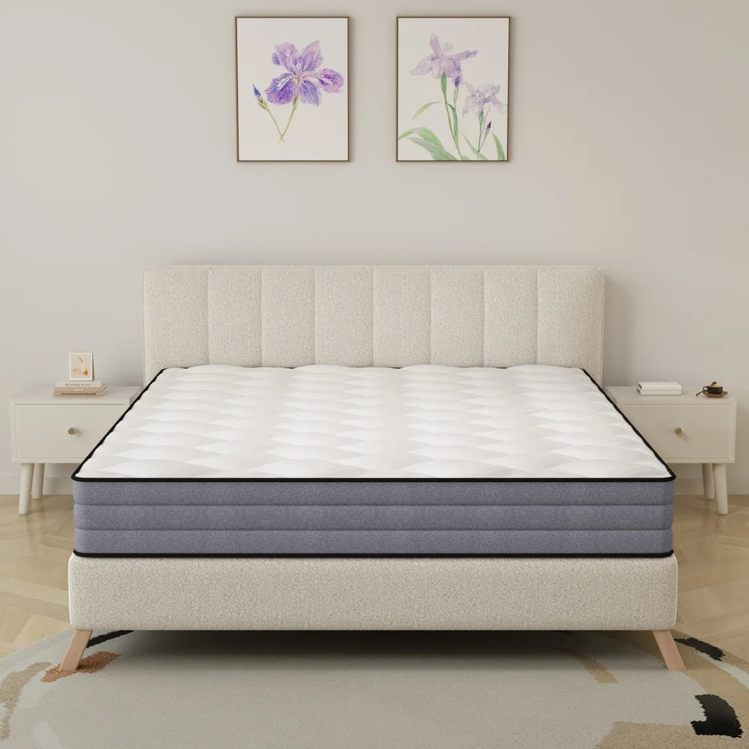 Matras – Pocketveringmatras – Tweepersoonsmatras – Eenpersoonsmatras – Veermatras – 90x200 cm – H3 Stevig – 20 cm Dik