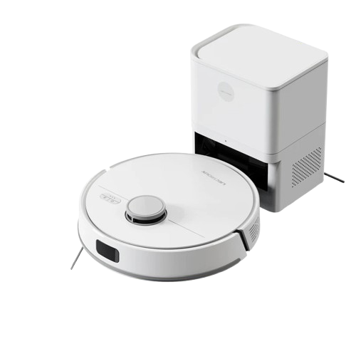 LIECTROUX - Robot Vacuum Cleaner - Wet Dry Cleaning - Self Emptying - Multi-floor Map - 6.5KPa - Carpet Boost - 3200mAh Battery - White