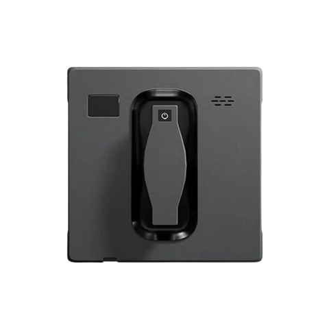 PuRuiKai - Robot raamreiniger - Dubbele watersproeier, - Smart Memory - Hoge vacuümzuigkracht - Lasersensor - Huismuur - Glasreinigingsrobot - Grijs