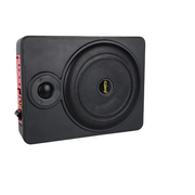 Podofo - Auto Subwoofer Audio - 800W - Krachtige luidspreker - 90db - Onderstoel Woofer - Subwooferbehuizing met kabel - 40Hz-20KHz - Zwart