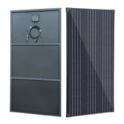 Xinpuguang - Solar panel - Waterproof - Flexible solar panel - Photovoltaic panel - For home, boat, camping, camper - Monocrystalline silicon - 300W kit - Black
