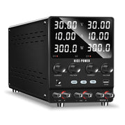 Kuaiqu - Power Supply - Inverter - Adjustable Voltage Regulator - Dual-Channel Variable DC Power Supply - 30V - 10A - 300W - AC 220V - Black