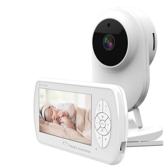 Baby Monitor with Camera - Baby Monitor - Indoor Camera - CMOS - 1080P - 2MP - Wireless - Nanny Camera - White
