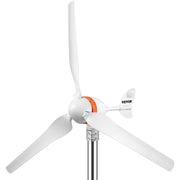 Wind Turbine - Windmill Generator - Wind Turbine Generator - Wind Energy - Wind Turbine - 12V - 24A - 900RPM - 400W - 3 Nylon Fiber Blades - White