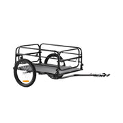 Vevor - Bicycle Trailer - Foldable - Bike Trailer - with Universal Coupling - Compact Storage - Suitable for 22"-28" Bike Wheels - 160 lbs Capacity - Black