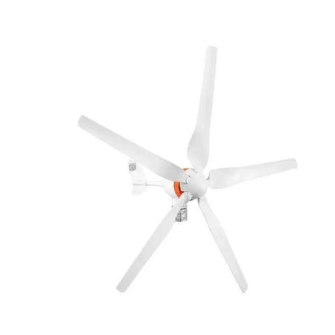 Wind Turbine - Windmill Generator - Wind Turbine Generator - Wind Energy - Wind Turbine - 5 Nylon Fiber Blades - 12V - 29A - 500W - White