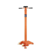 Vevor - Underhoist Stand - Capaciteit 3/4 ton - Paalkrik - Heffen van 43,3" tot 70,9" - Driehoekige basis - Twee wielen voor ondersteuning van auto's - Oranje
