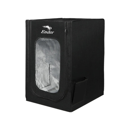 Creality - Behuizing voor 3D-printer - Goed isolerend effect - Brandvertragend - Eenvoudig te installeren - 480x600x720mm - Voor Ender-serie - Zwart - QUORE