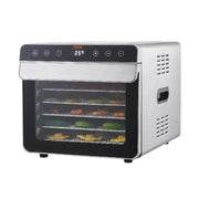 Vevor - Food Dehydrator - Drying Oven - Food Dehydrator - 700W - Stainless Steel - Digital Adjustable Timer and Temperature - Silver
