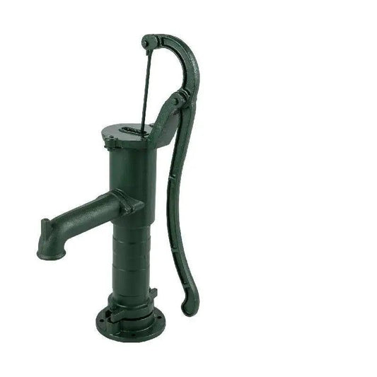 Waterpomp - Antieke handwaterpomp - Kruikpomp - Voor buitenvijvers, tuinvijvers, boerderijputten - Vintage stijl - Gietijzer - Groen