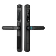 Slim Door Lock - Smart Lock - Electric Door Lock - IP66 - WIFI - Biometric - APP - Mechanical keys - Card - Password - With mortise lock - Black