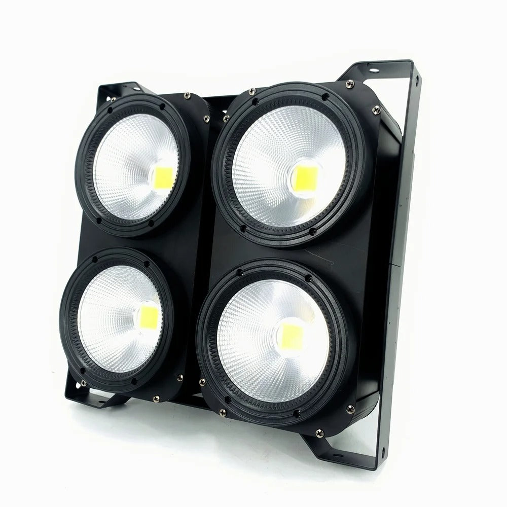 Led Verlichting – Podiumverlichting – DJ Licht – Effectverlichting – Blinder Light – 4x100W COB RGBWA UV – 0-100% Dimmer met DMX 512 Bediening