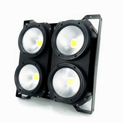 Led Verlichting – Podiumverlichting – DJ Licht – Effectverlichting – Blinder Light – 4x100W COB RGBWA UV – 0-100% Dimmer met DMX 512 Bediening