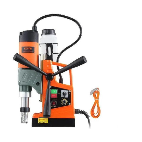 Magnetische boormachine - Hamerboormachine - 2" Boringdiameter - 800 RPM - 1450W - Elektrische Magneetboormachine - Kernboormachine - Oranje