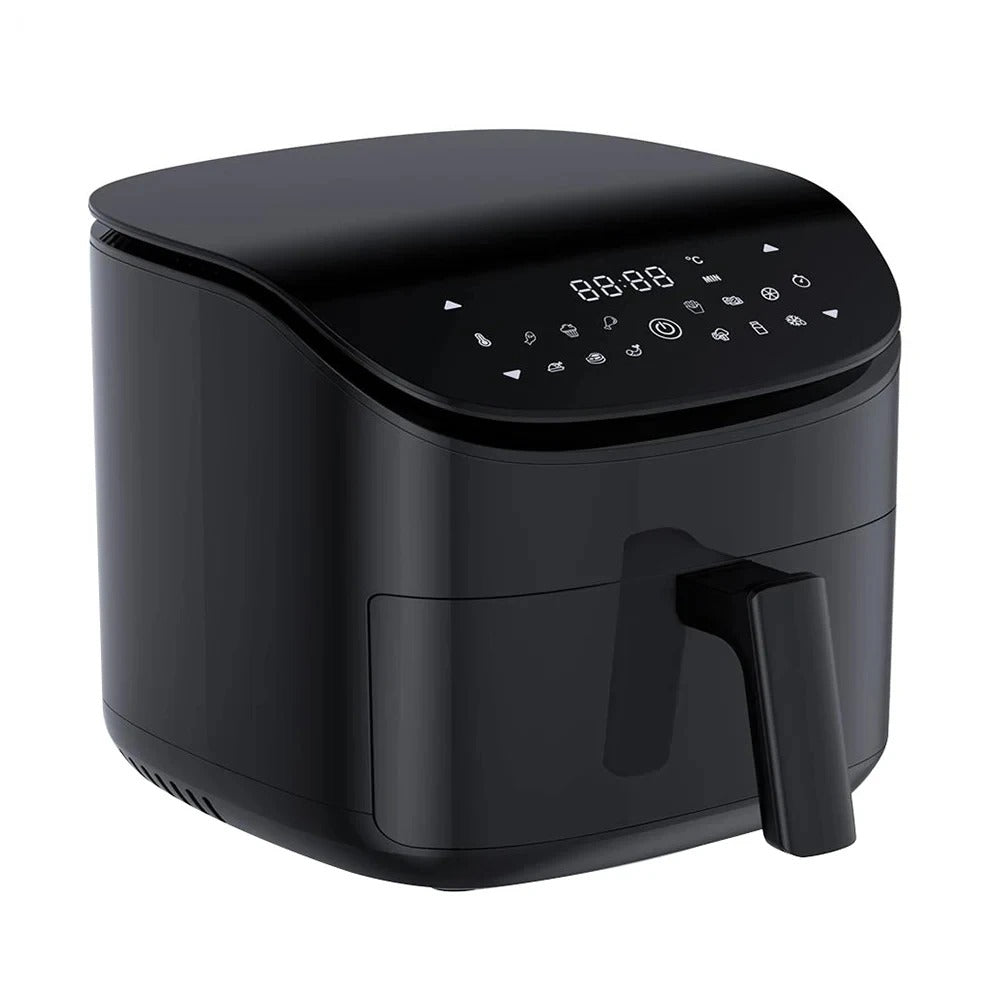 Hot Air Fryer - Airfryer - Smart Electric Air Fryer - Oil-free - 1500W - 10-in-1 Functions - 3.5L - 12 Preset Functions - Black