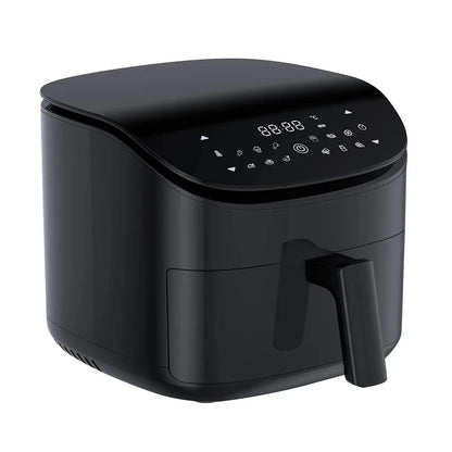 Hot Air Fryer - Airfryer - Smart Electric Air Fryer - Oil-free - 1500W - 10-in-1 Functions - 3.5L - 12 Preset Functions - Black